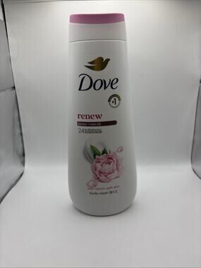 Dove Renew Body Wash, Peony + Rose Oil, 20 fl oz